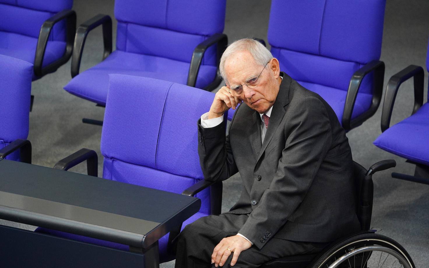 Saksa Bundestagi esimees, endine rahandusminister Wolfgang Schäuble.