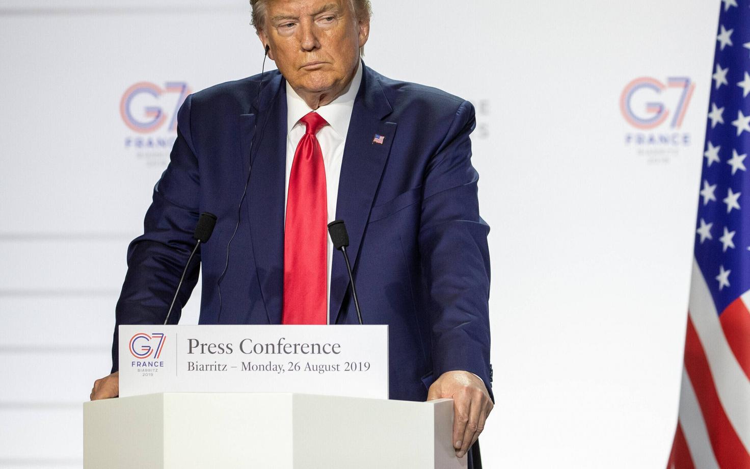 USA president Donald Trump.