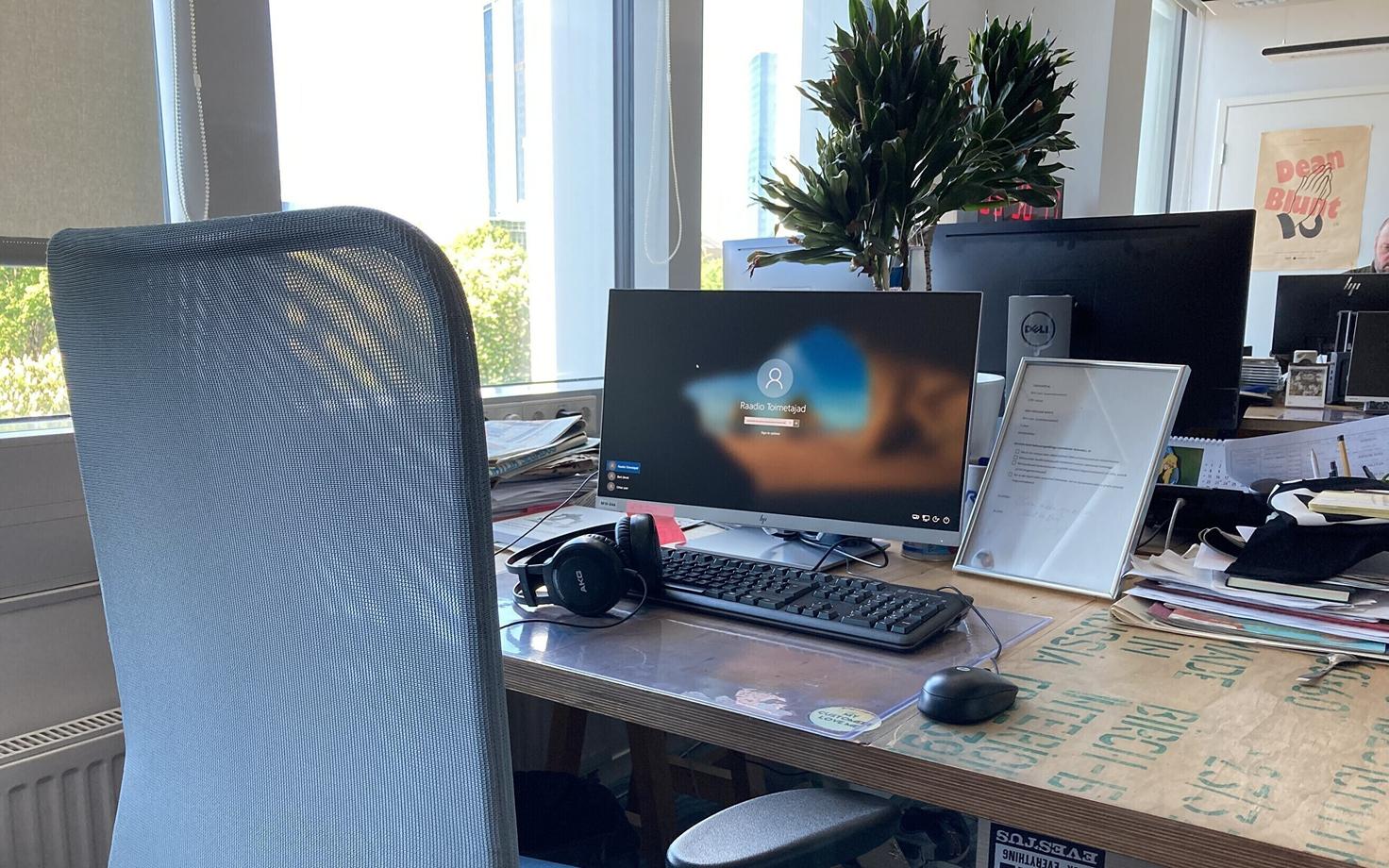 Desk at an office. Photo is illustrative.