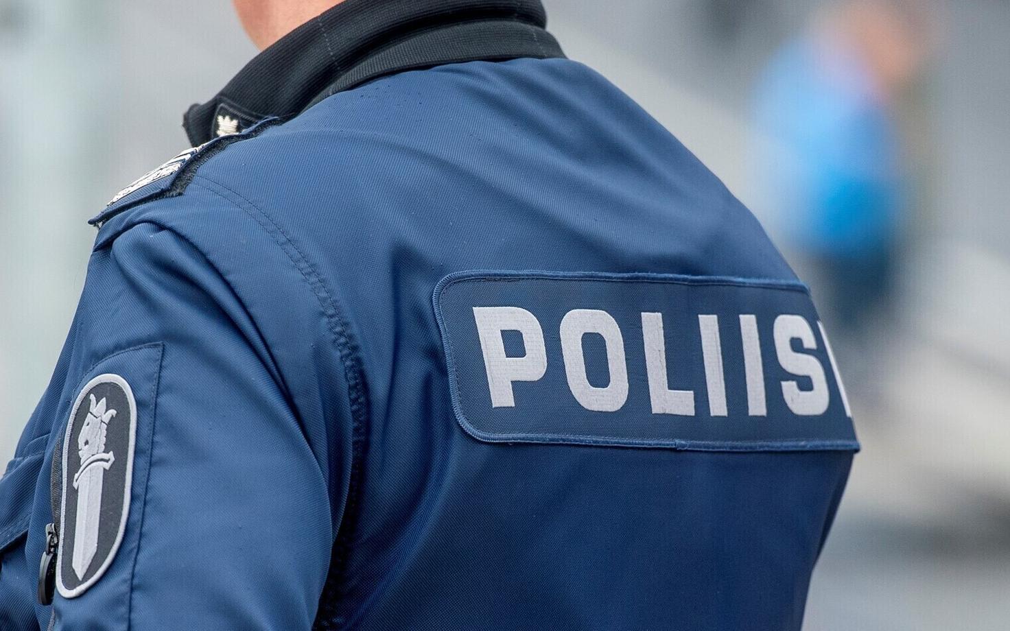 Сотрудник полиции Финляндии. Иллюстративная фотография.