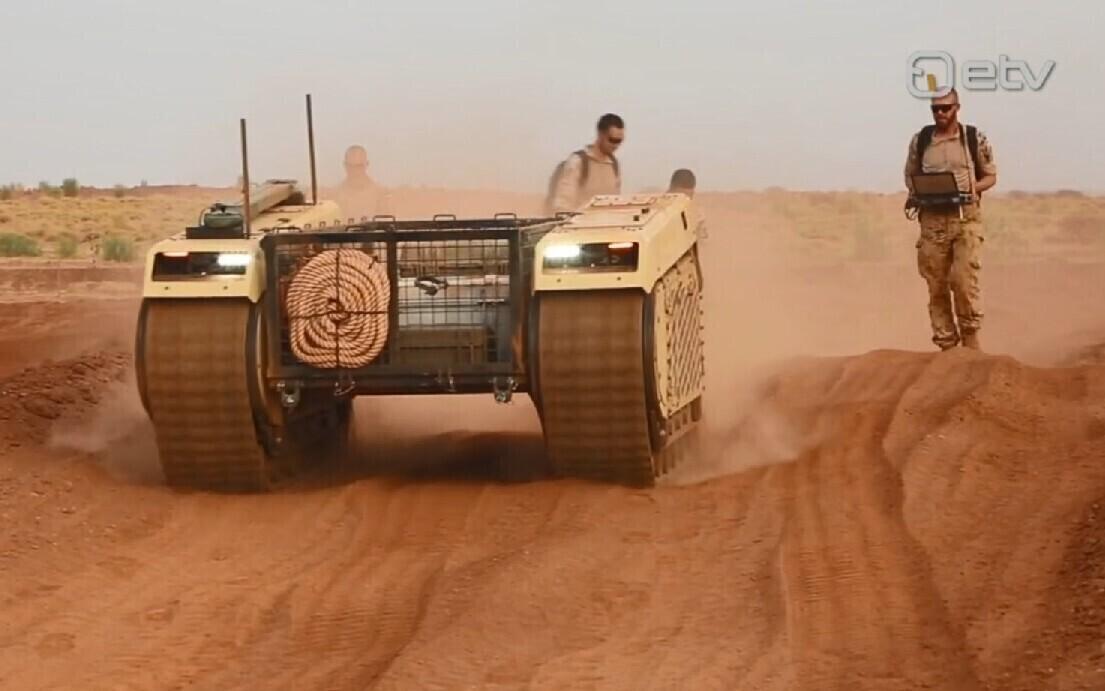 Беспилотная наземная машина Milrem Robotics.