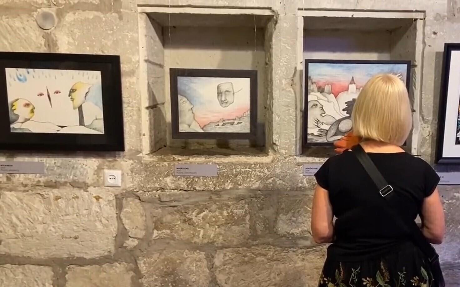 Выставка картин Юри Аррака в Курессааре.