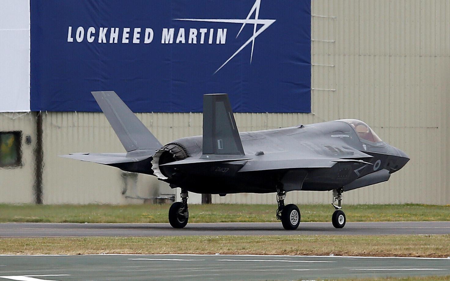 USA kaitsetööstusettevõte Lockheed Martin toodab ka hävitajaid F-35B.