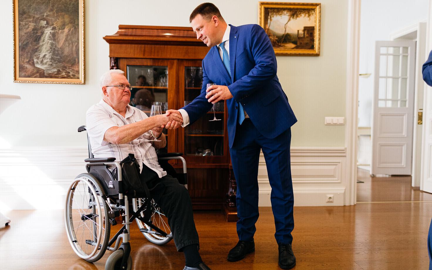 Эдгар Сависаар и Юри Ратас.