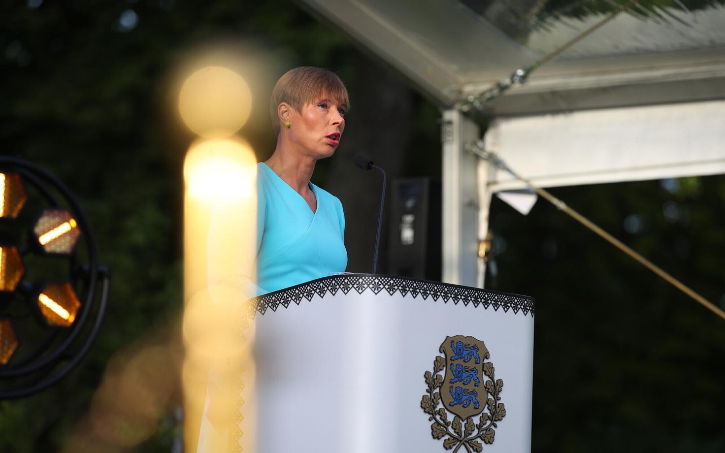 President Kersti Kaljulaid.