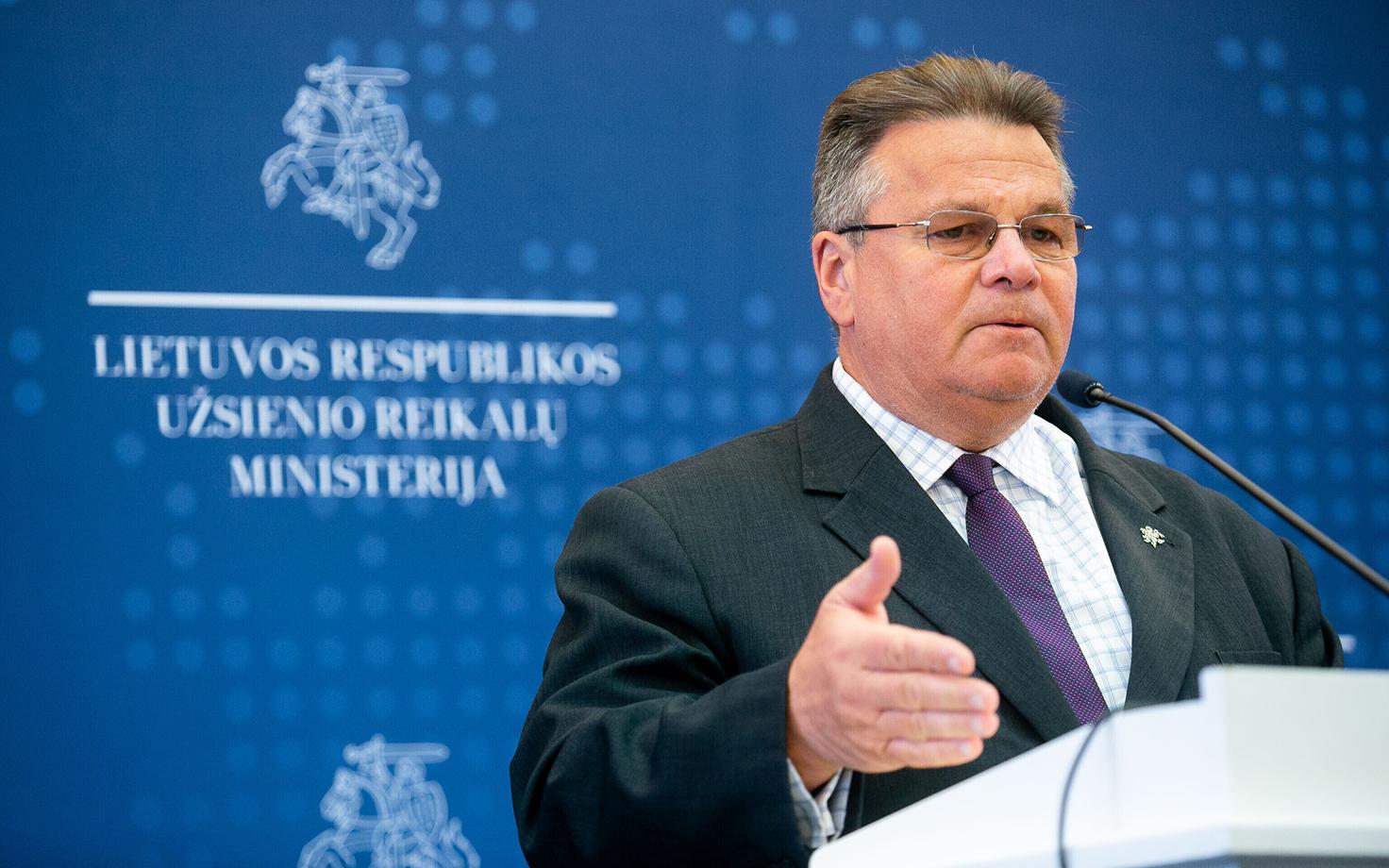 Leedu välisminister Linas Linkevicius.
