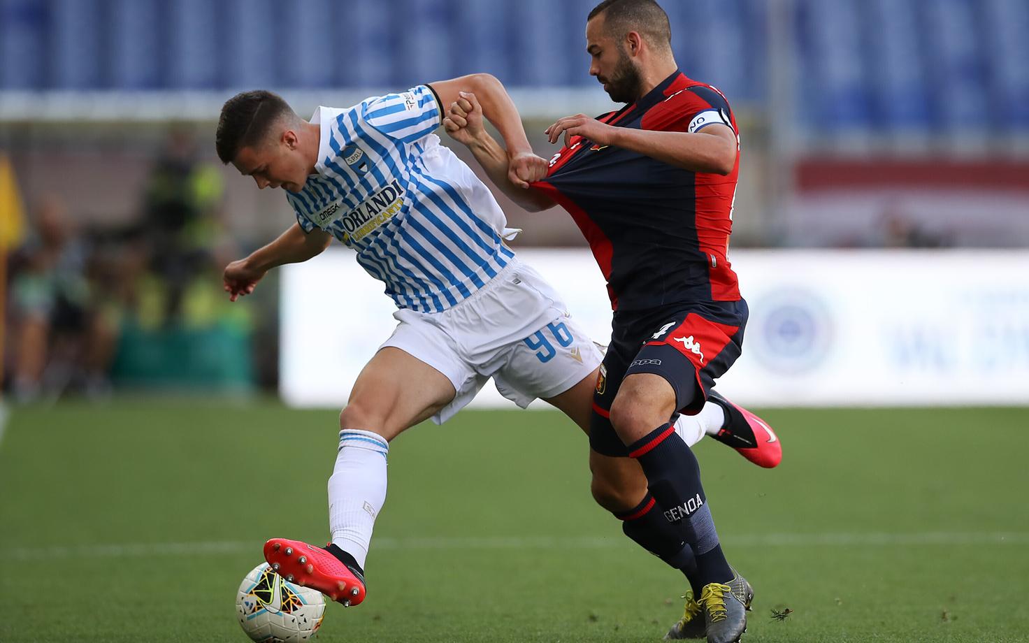 Георгий Тунев (номер 96) минувший сезон провел в серии А, выступая за СПАЛ.