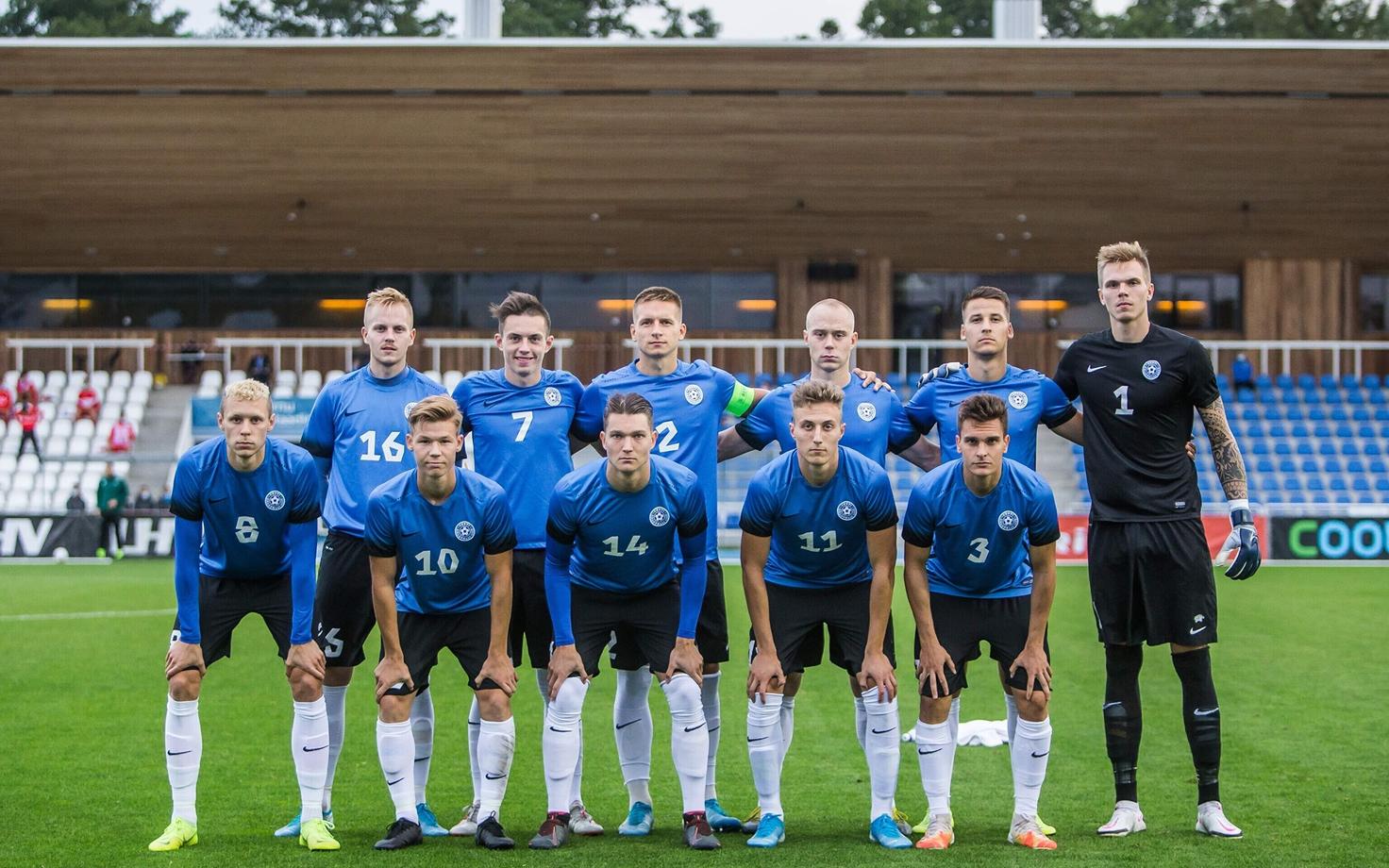 Молодежная сборная Эстонии по футболу.