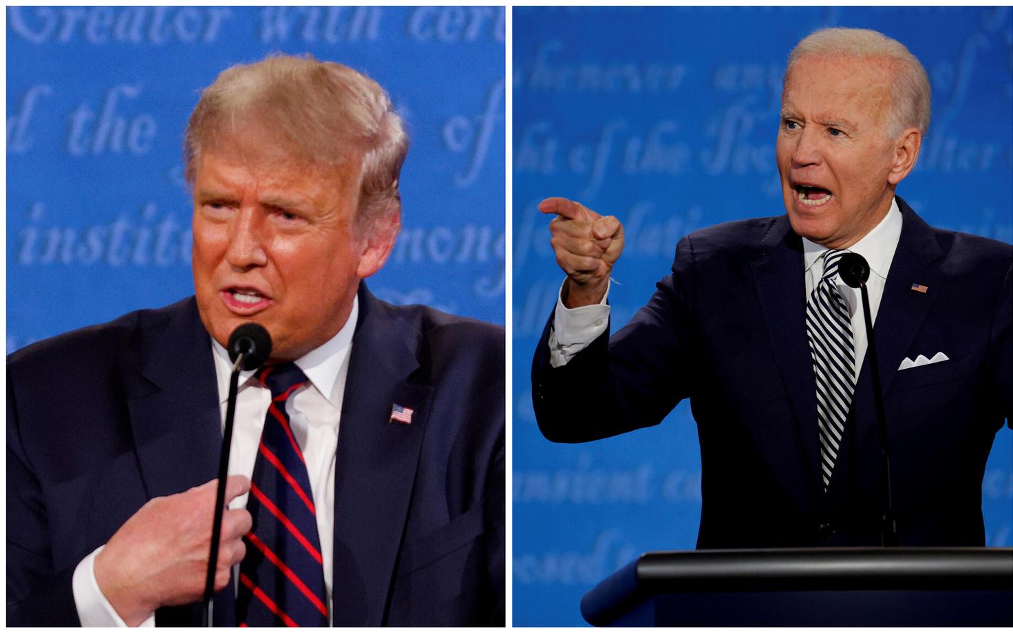 Donald Trump ja Joe BIden