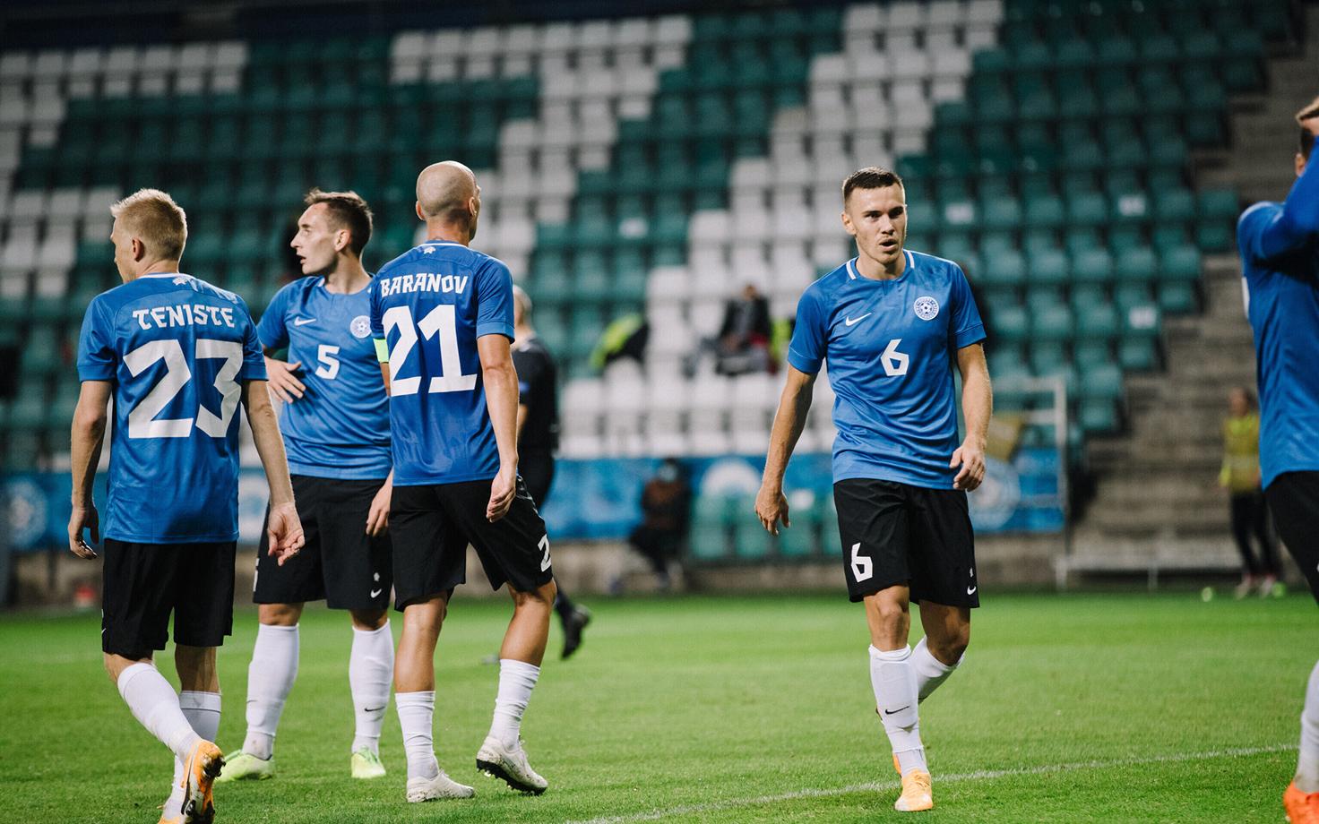 Сборная Эстонии по футболу.