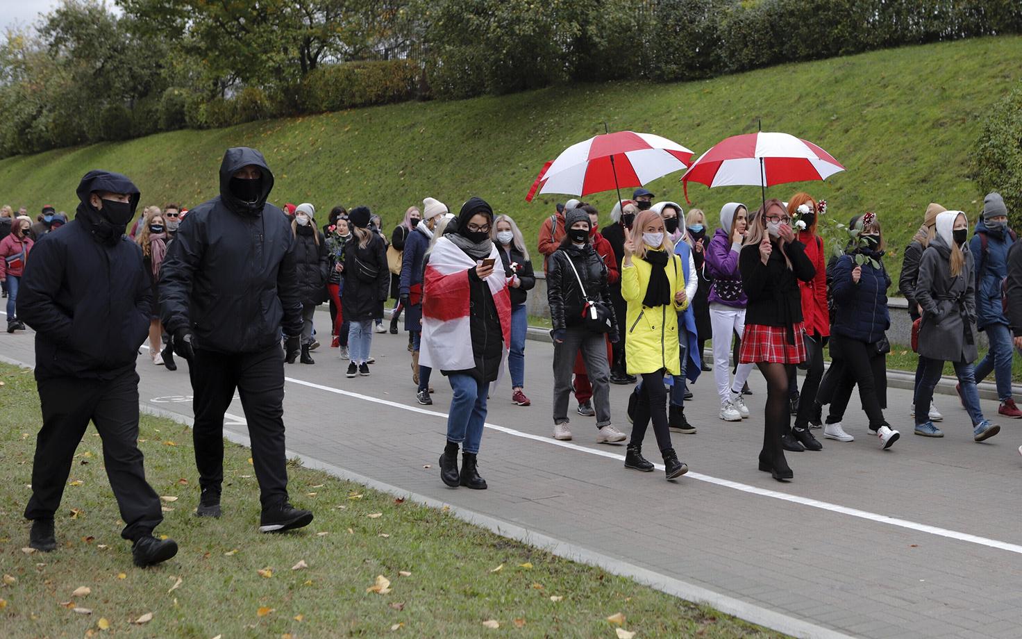 Naiste marss Minskis.