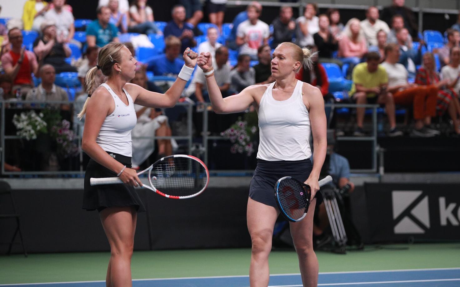 Анетт Контавейт (слева) и Кайа Канепи.