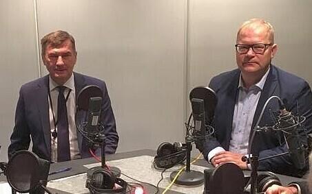 Депутаты Европарламента Андрус Ансип и Урмас Паэт.