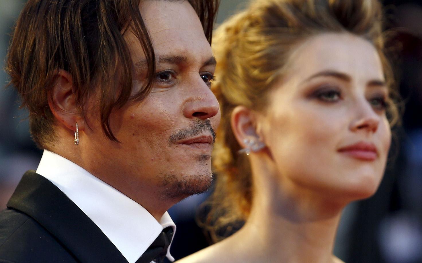 Johnny Depp ja tema abikaasa Amber Heard.