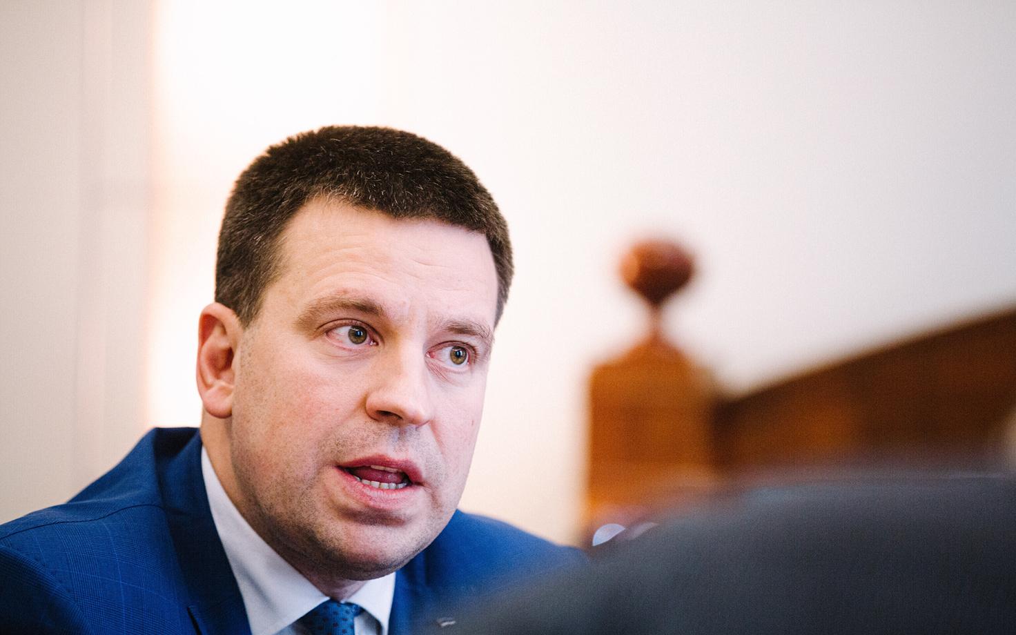 Eesti peaminister Jüri Ratas.