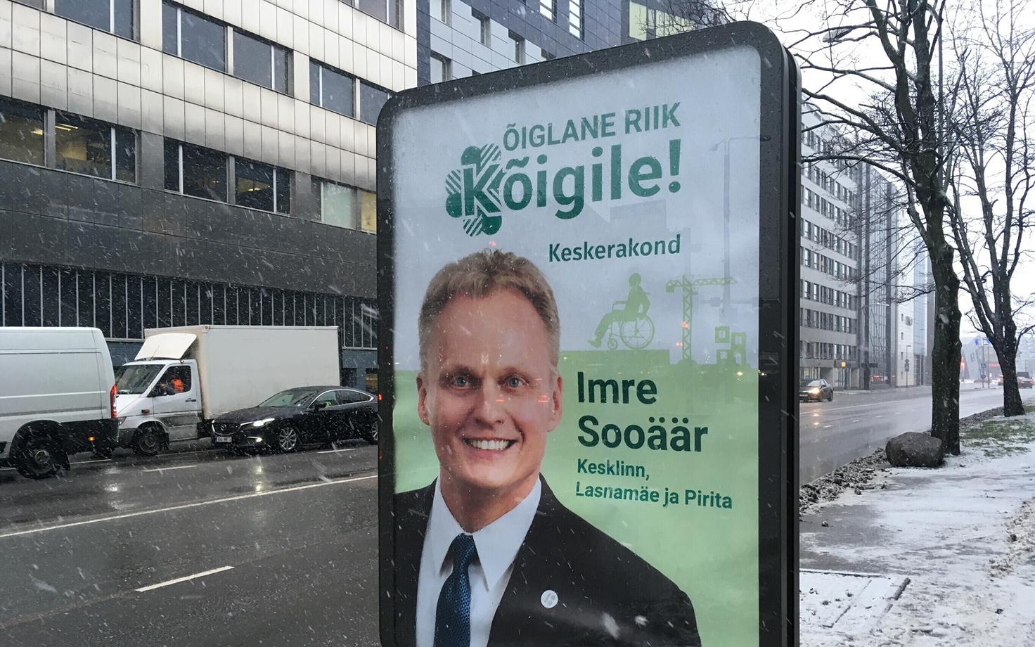 Imre Sooääre valimisplakat