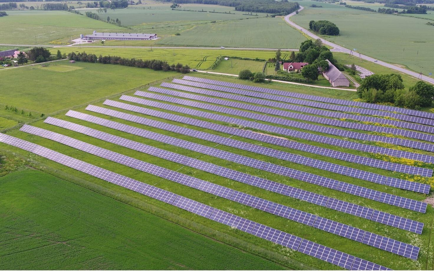 Solar power.
