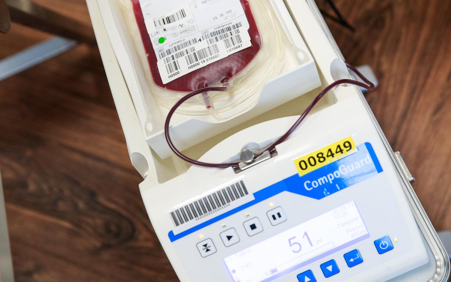 Донорская кровь. Иллюстративная фотография.