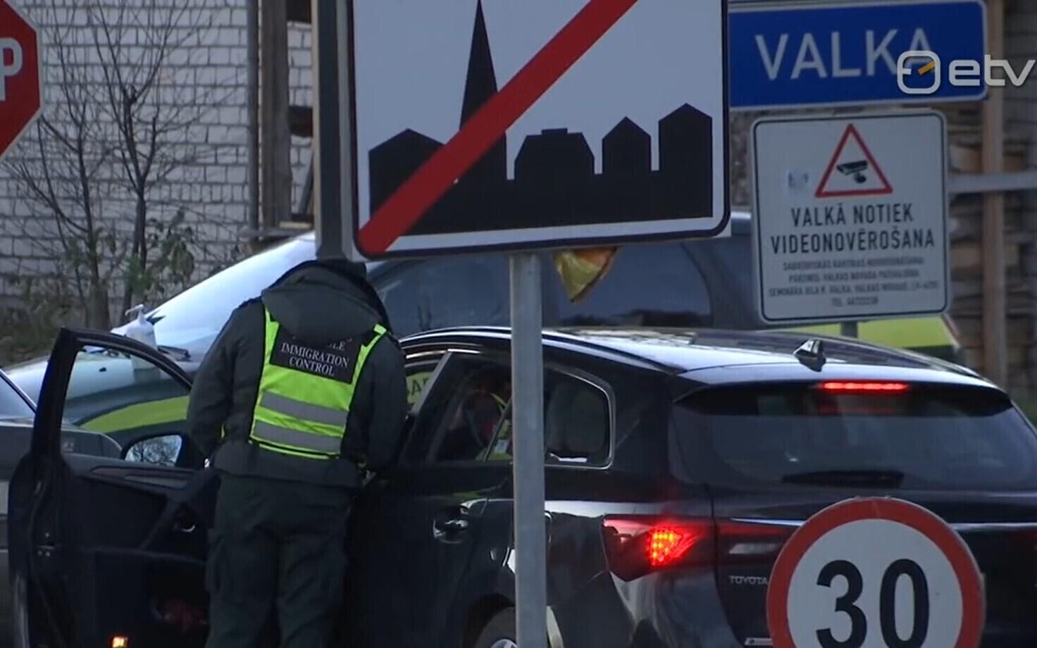 Läti piirivalve tugevdas kontrolli piiril.