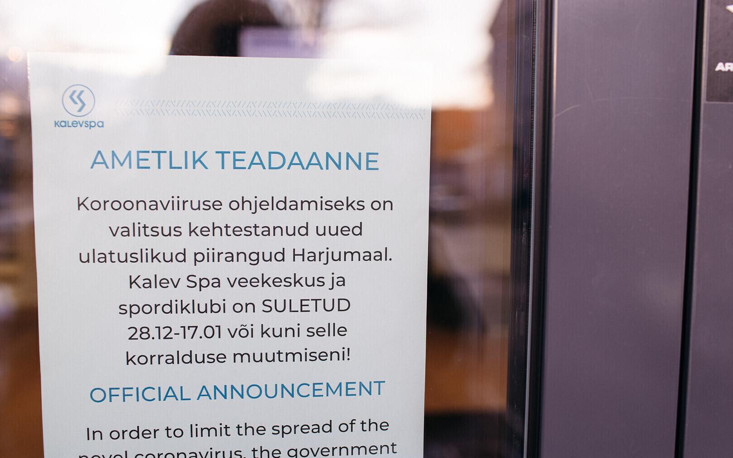 Suletud asutused Tallinnas