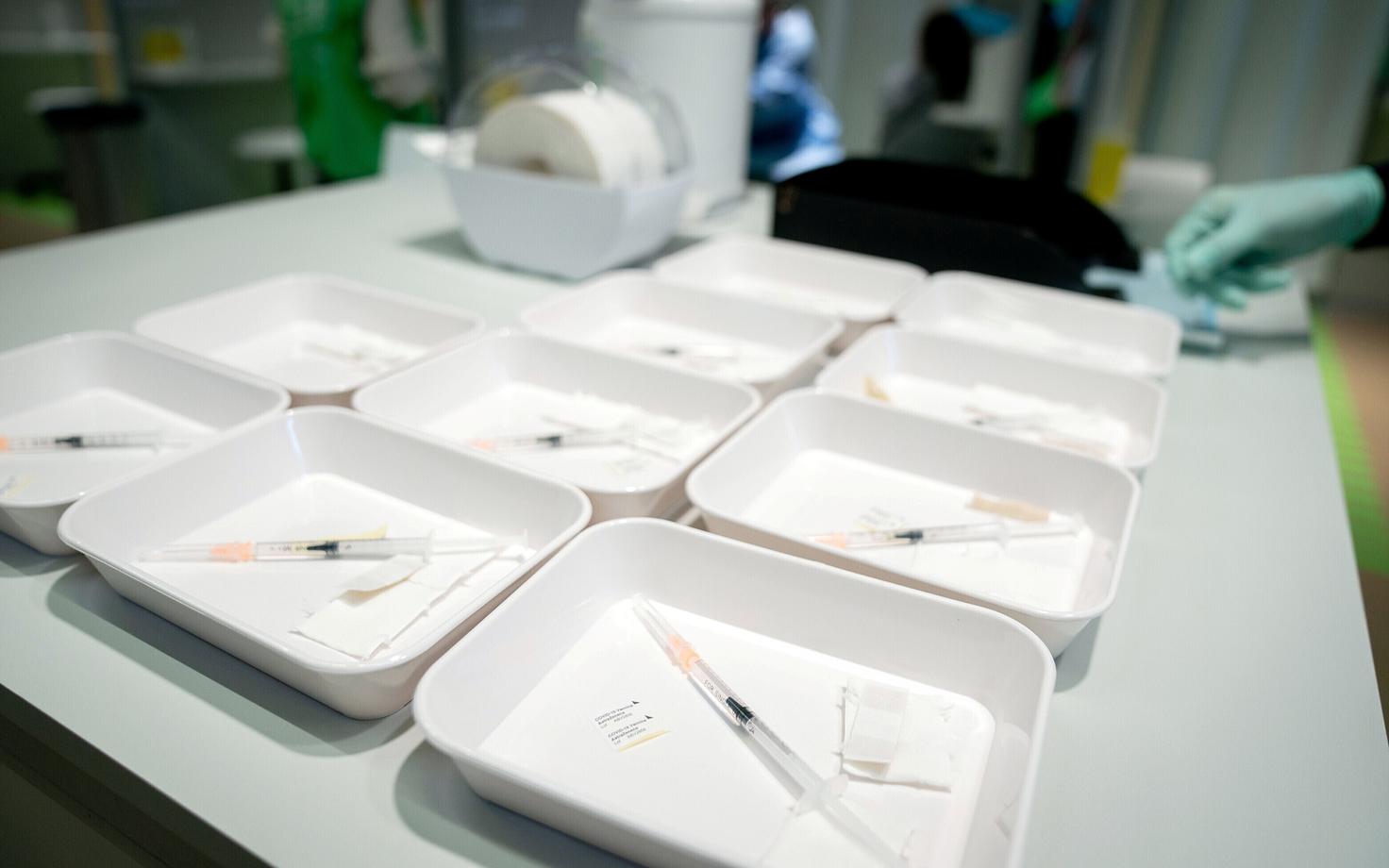 Vaktsineerimiseks vajalike vahendid.