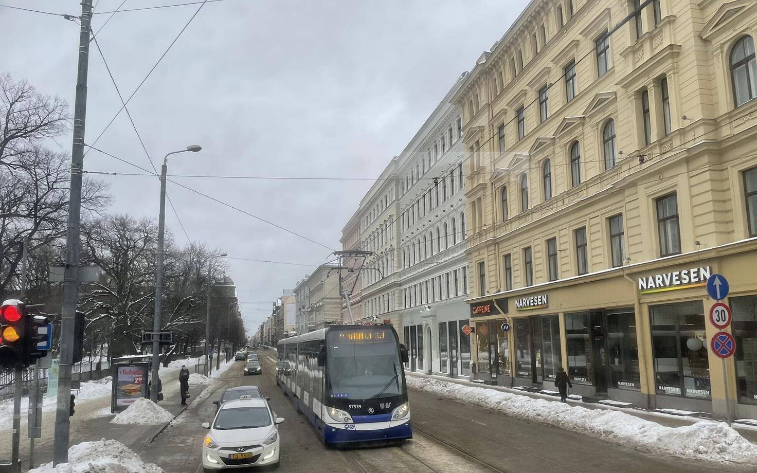 Riia kesklinn, tramm.