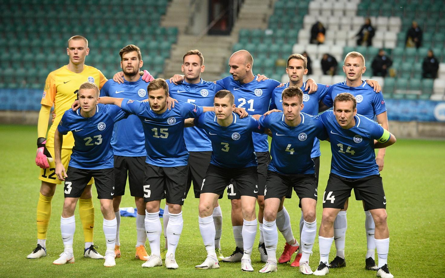 Сборная Эстонии по футболу.