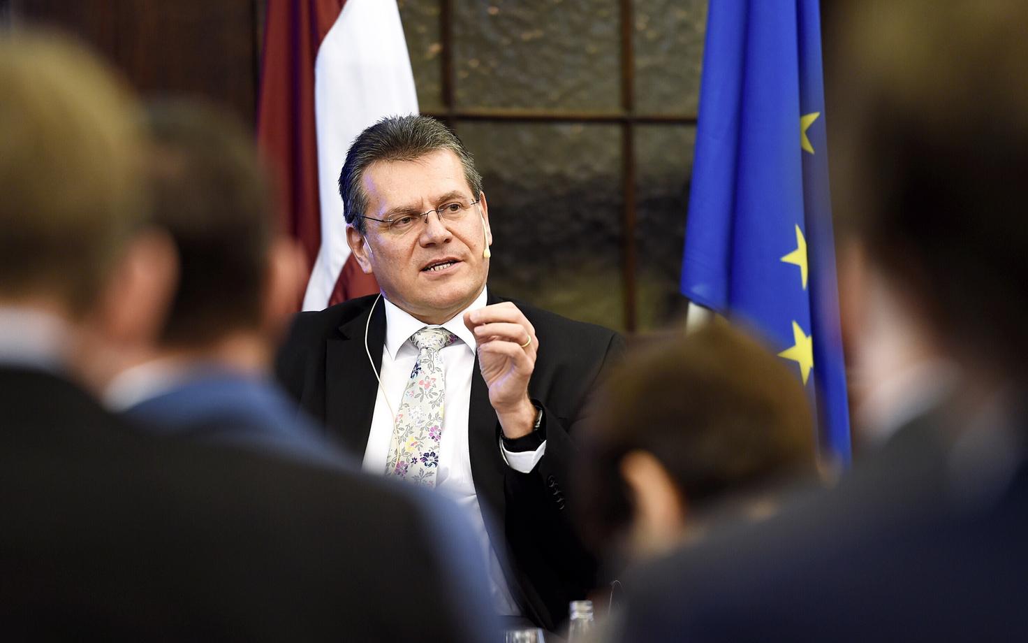 Euroopa Liidu komisjoni asepresident Maros Sefcovic