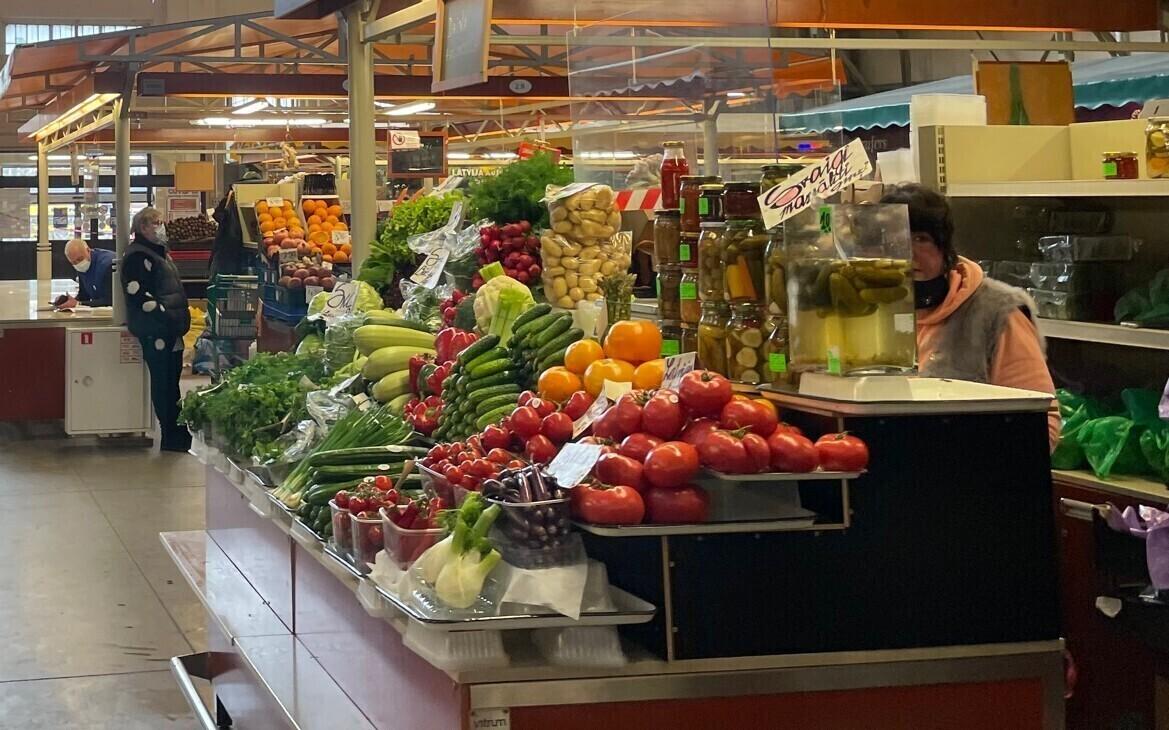 Рижский центральный рынок.