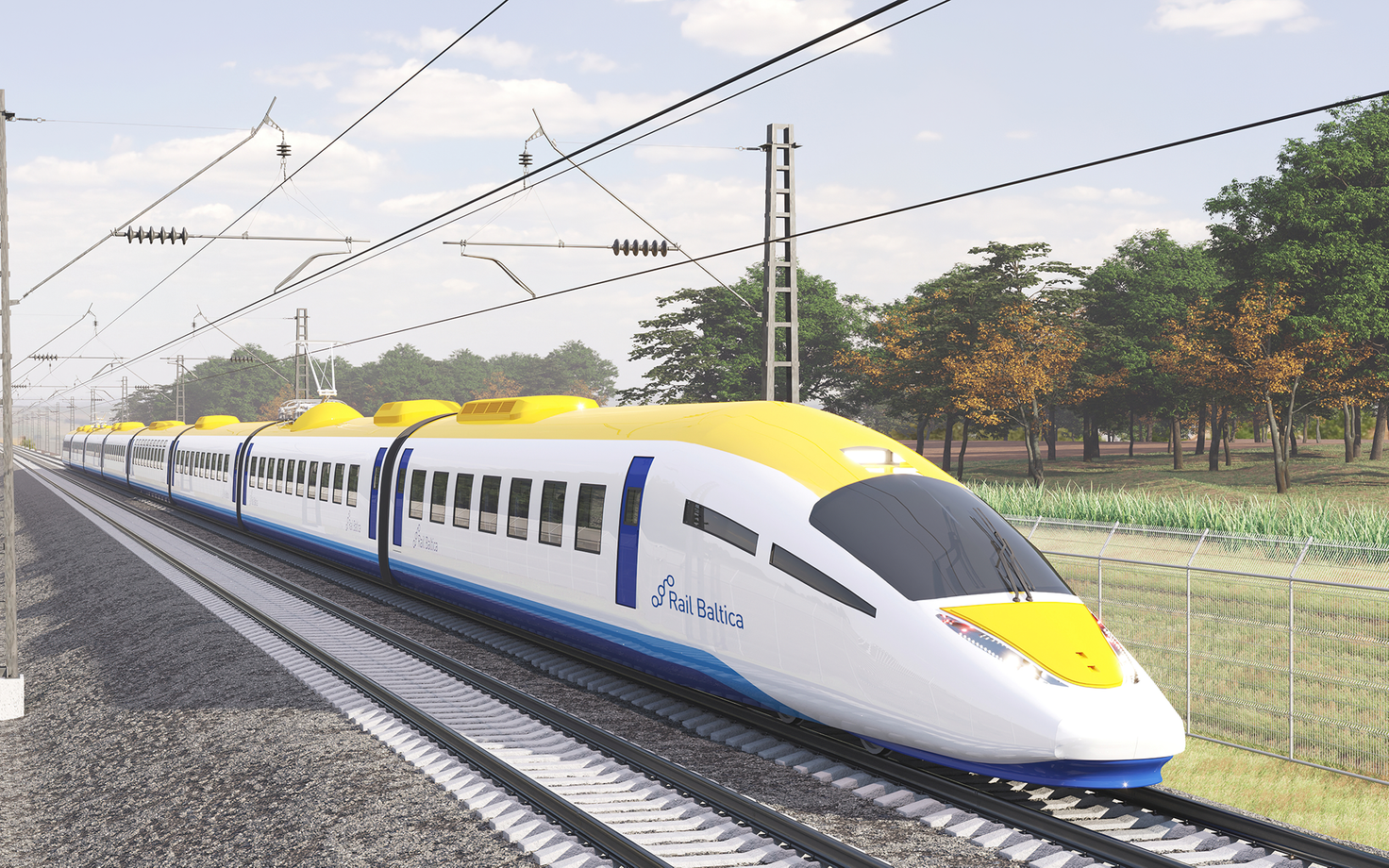 Поезд Rail Baltic.