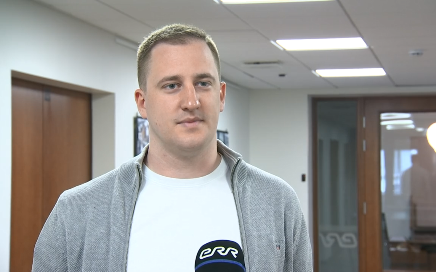Denis Grabe, one of the Estonian pair who clinched bronze at the World Cup of Pool Friday.