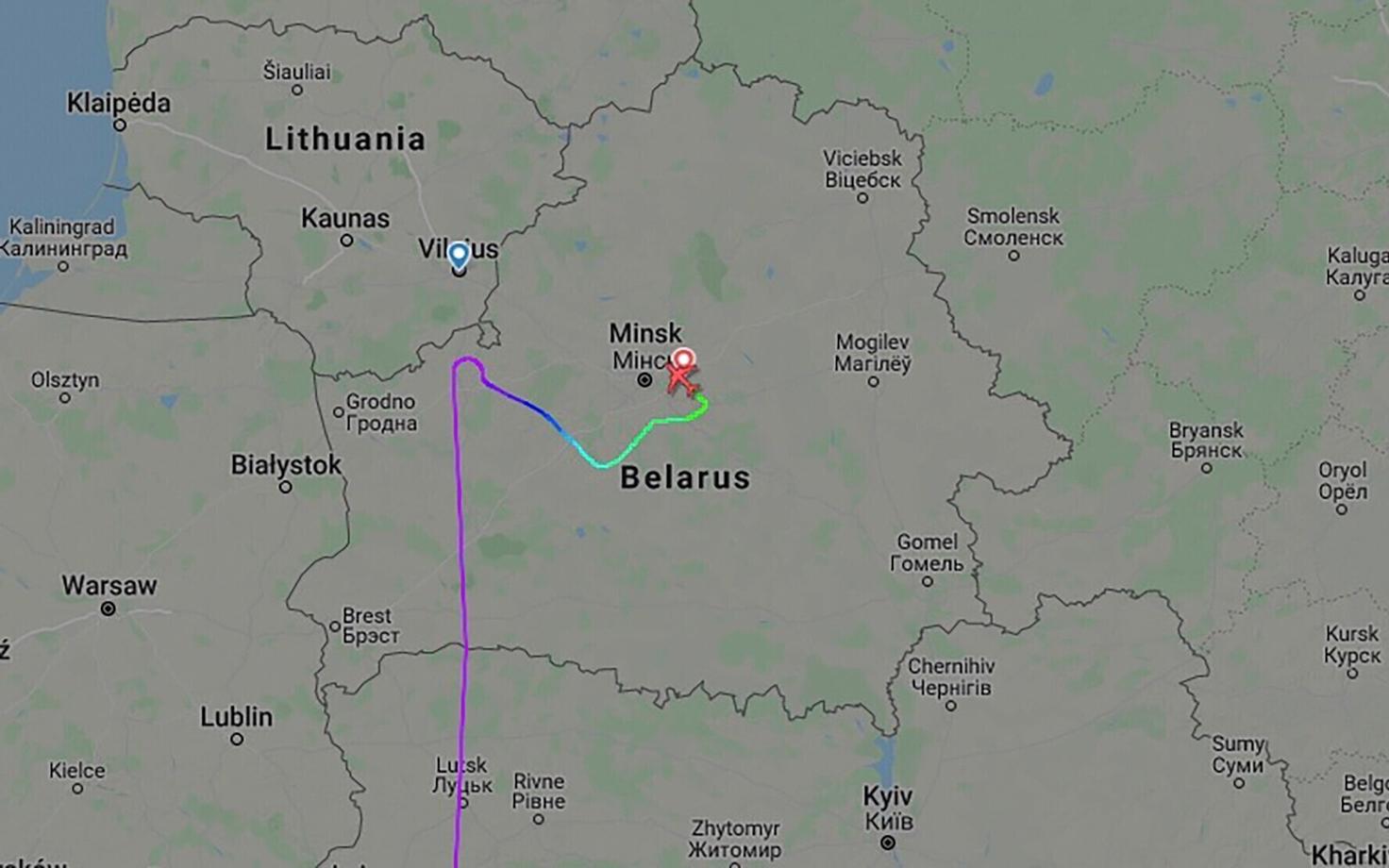 Ryanairi lennu 4978 teekond.