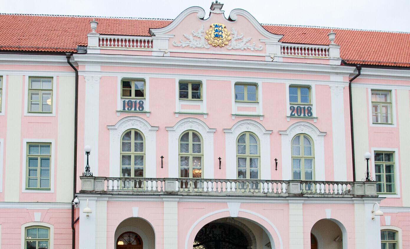 Toompea castle, seat of the Riigikogu