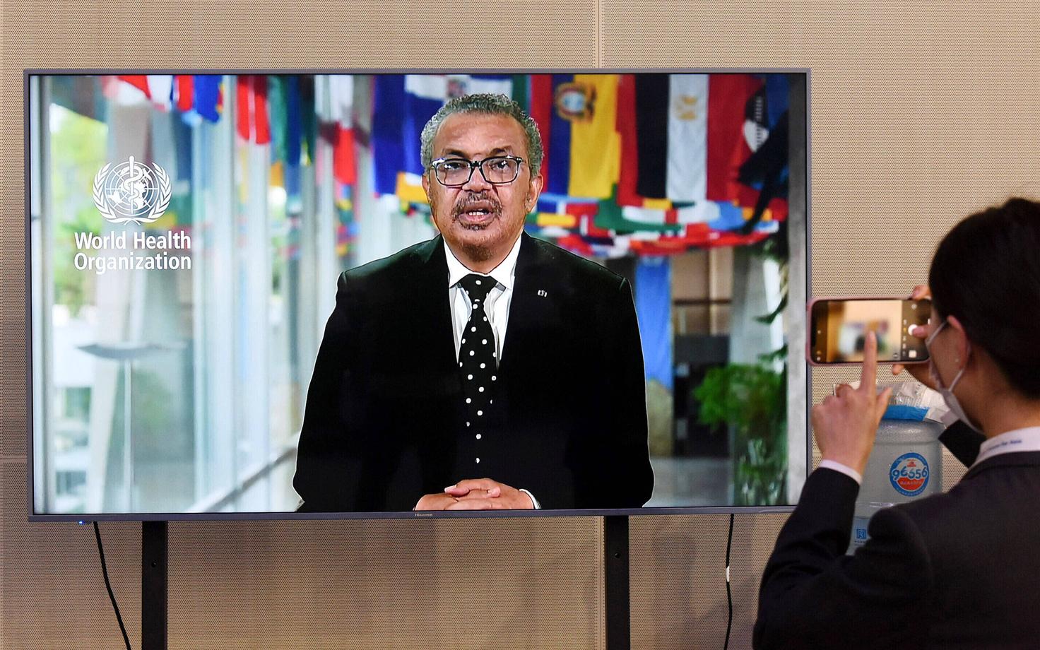 WHO tegevdirektor Tedros Adhanom Ghebreyesus.