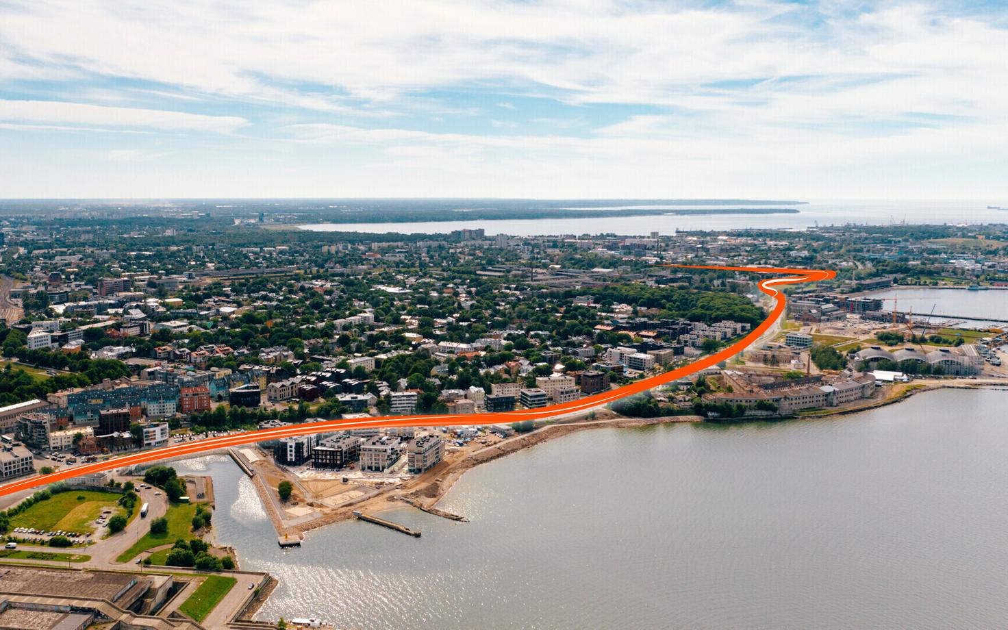 K-Projekti eskiis Kalaranna trammitee ühendusest.