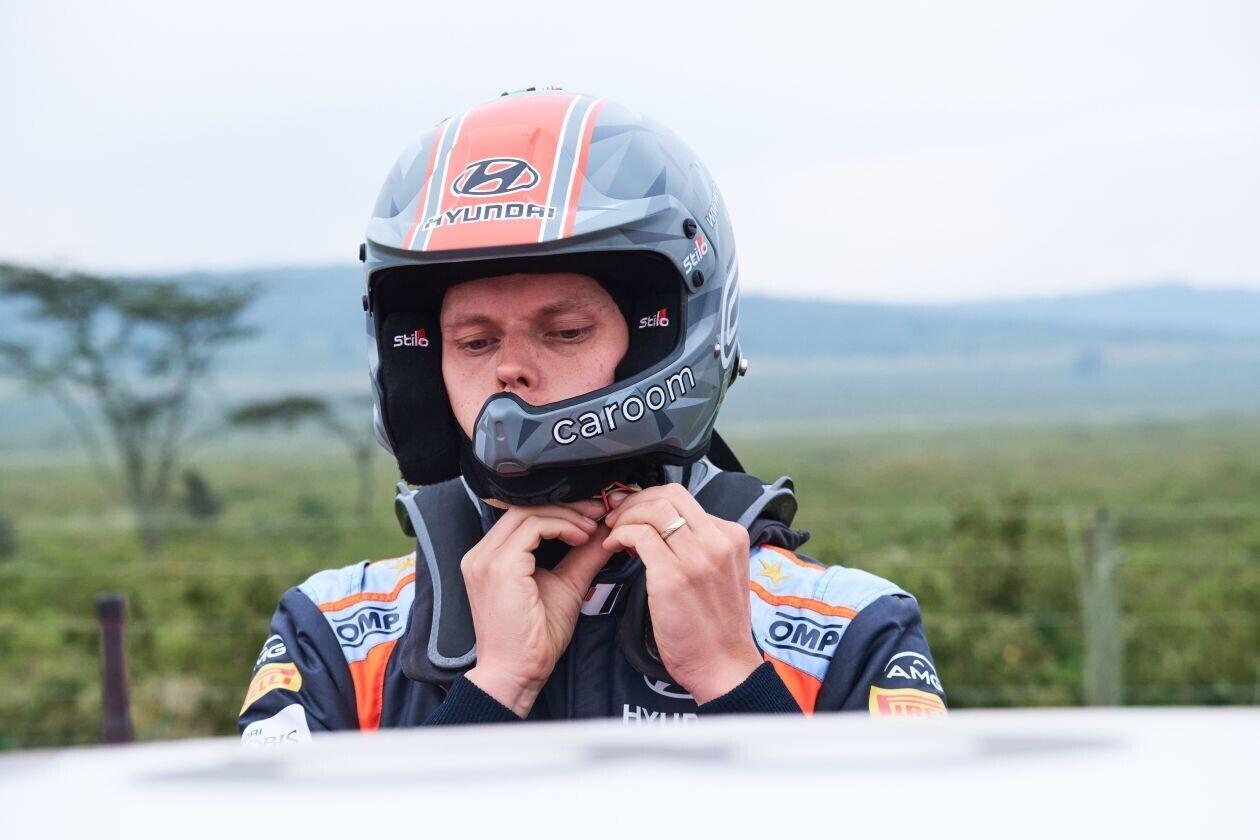 Ott Tänak at WRC Rally Kenya.