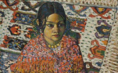 Konrad Mägi. Romatüdruk. 1915.