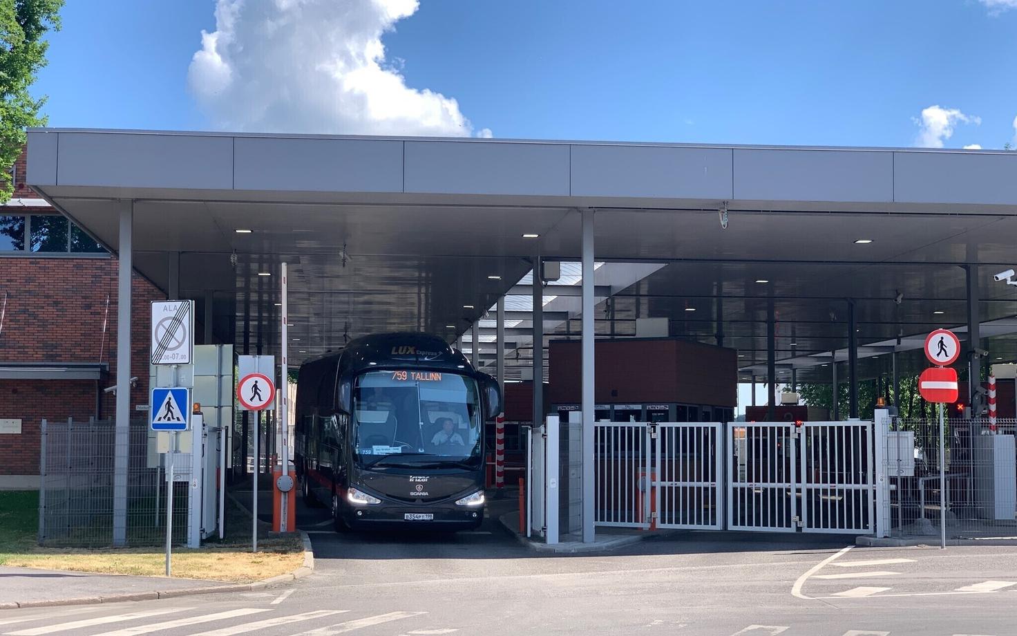 Narva border crossing.