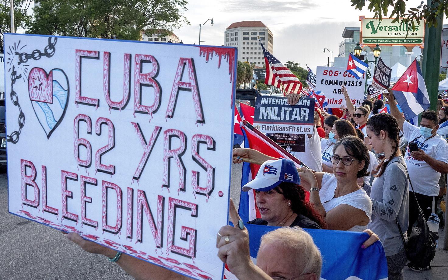 Kuuba võimude vastane meelavaldus USA-s