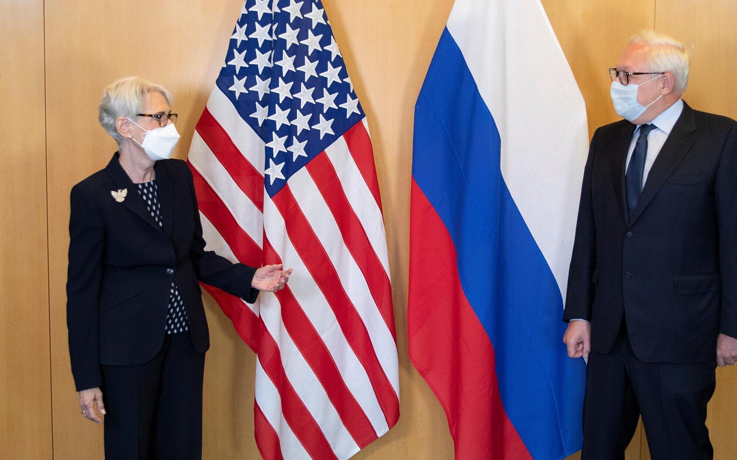 Wendy Sherman ja Sergei Rjabkov.