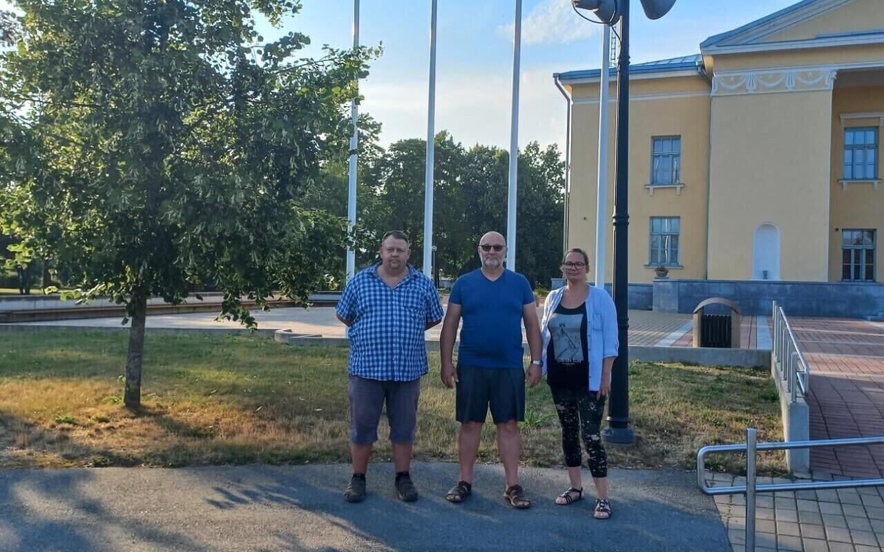 Яан Неостус, Олег Пушин и Ульви Сильде.