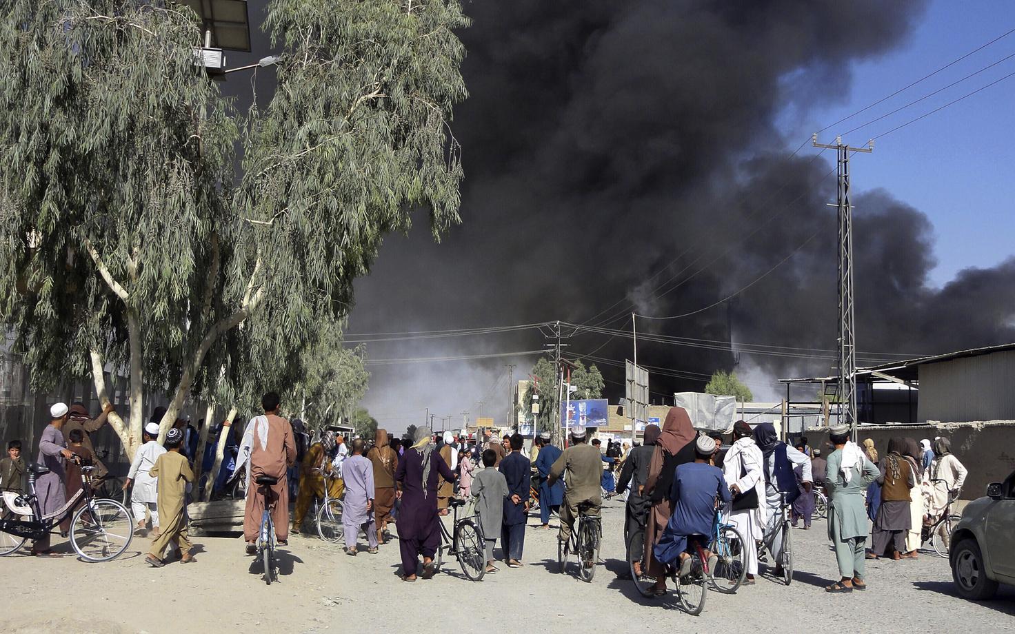 Inimesed Afganistani pealinnas Kabulis