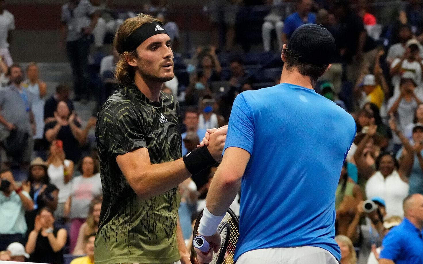 Stefanos Tsitsipas ja Andy Murray