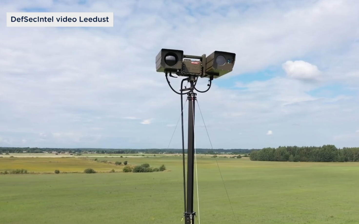 DefSecIntel mobile cameras on the Lithuanian border.