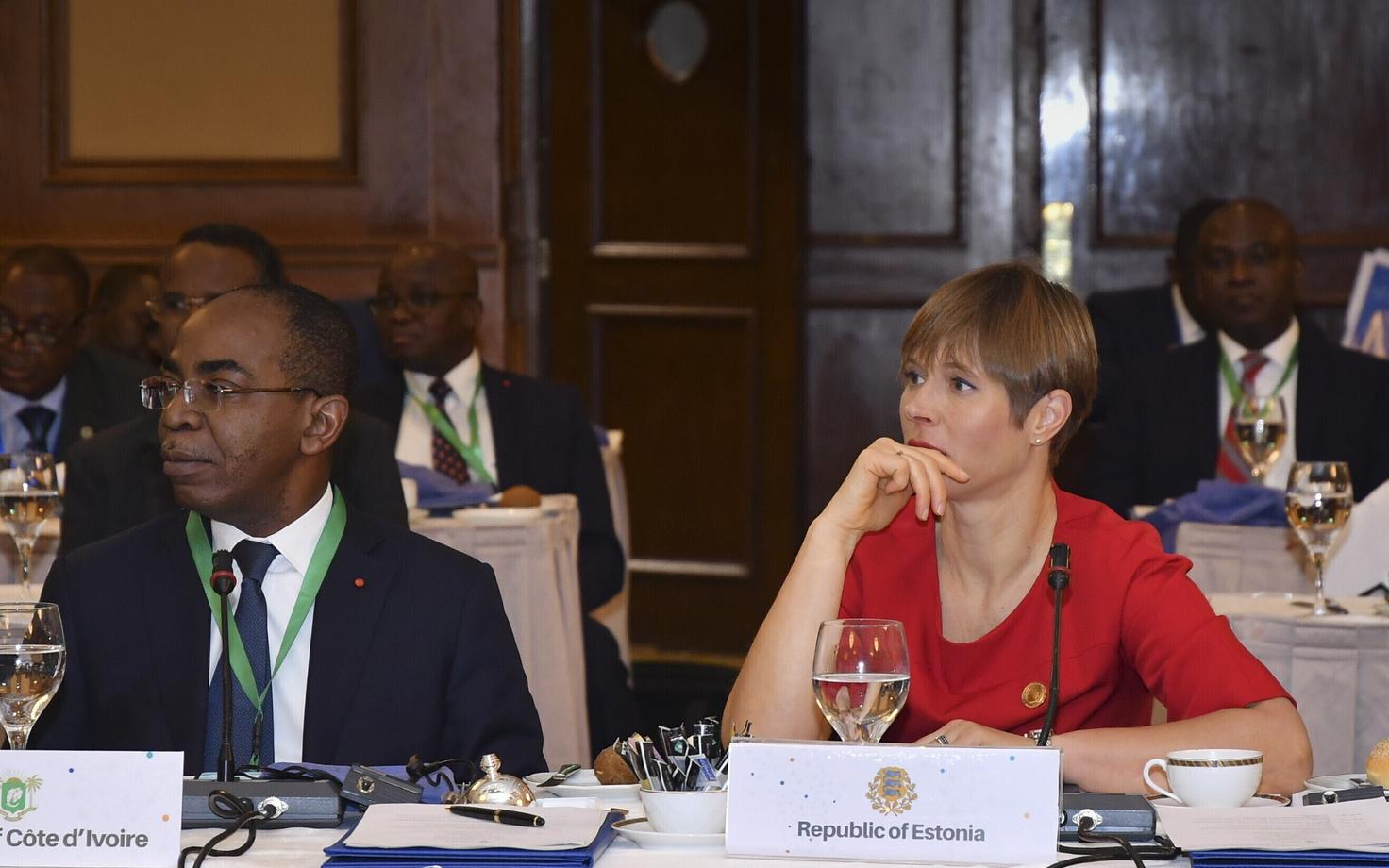 President Kersti Kaljulaid 2019. aasta veebruaris Etioopia pealinnas Addis Ababas peetud Aafrika Liidu tippkohtumisel.