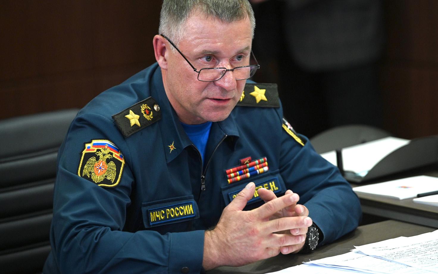 Vene eriolukordade minister Jevgeni Zinitšev.