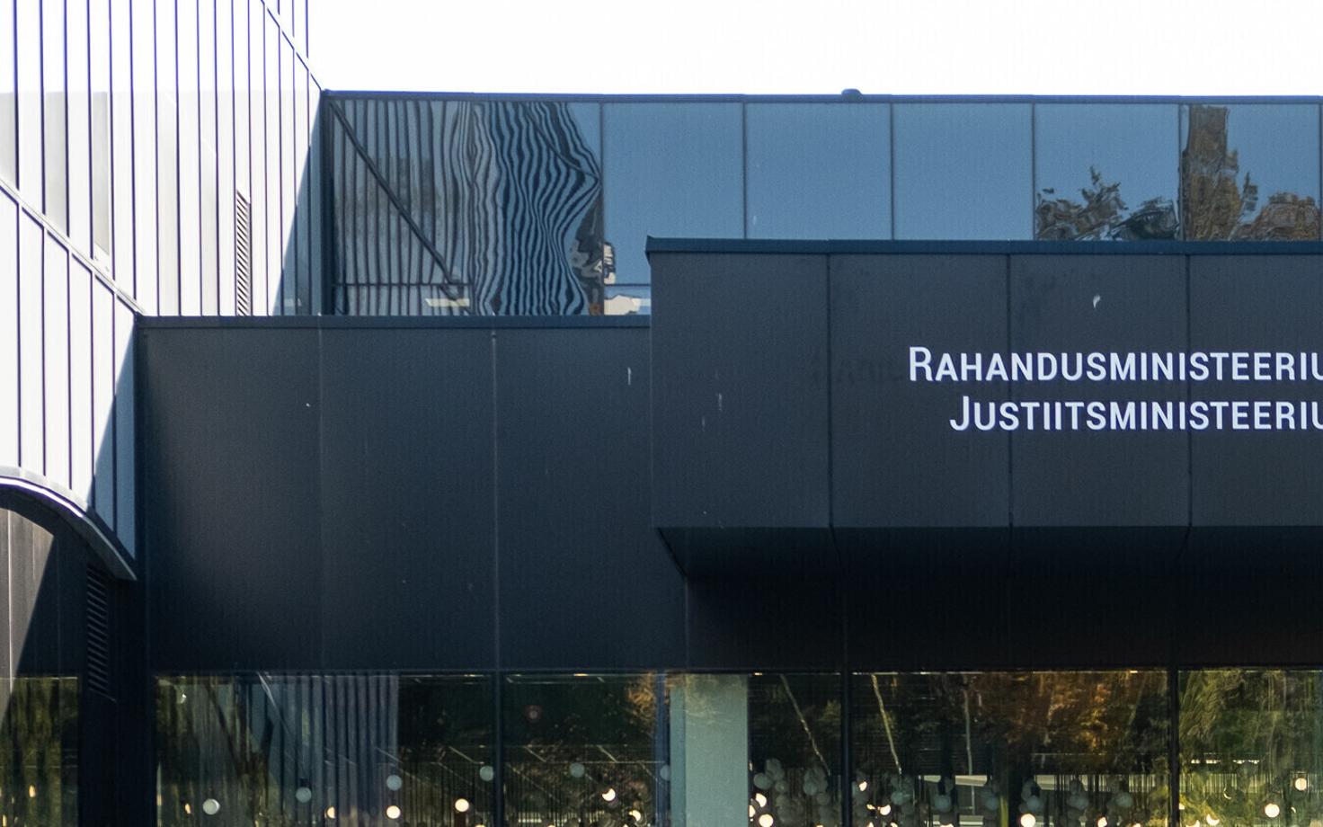The 'Superministry' building in Tallinn, home to four ministries - finance, justice, economic affairs and the social affairs ministry. The rest are dotted around central Tallinn, save for the education ministry, which is in Tartu.