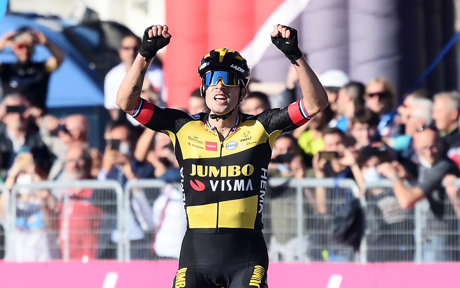 Primož Roglic finišis