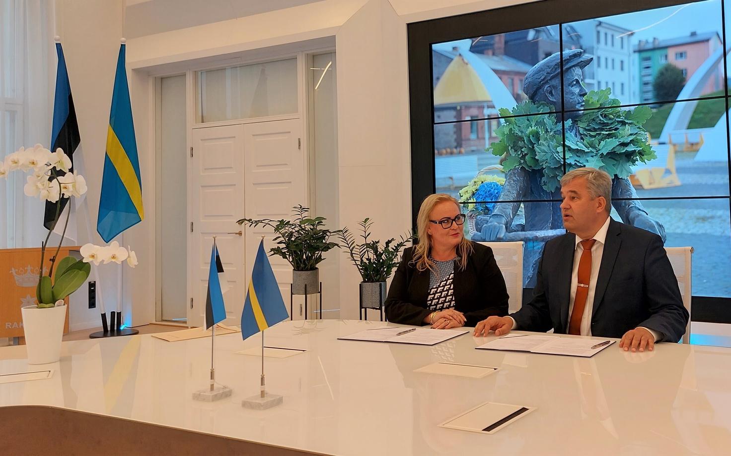 Трийн Варек и Михкель Юхками.