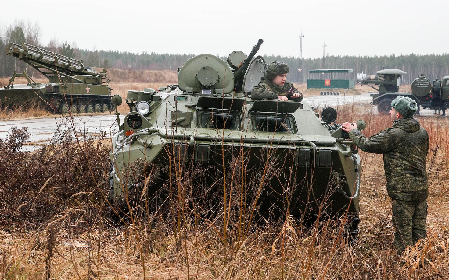 Vene sõjaväelaste õppus.